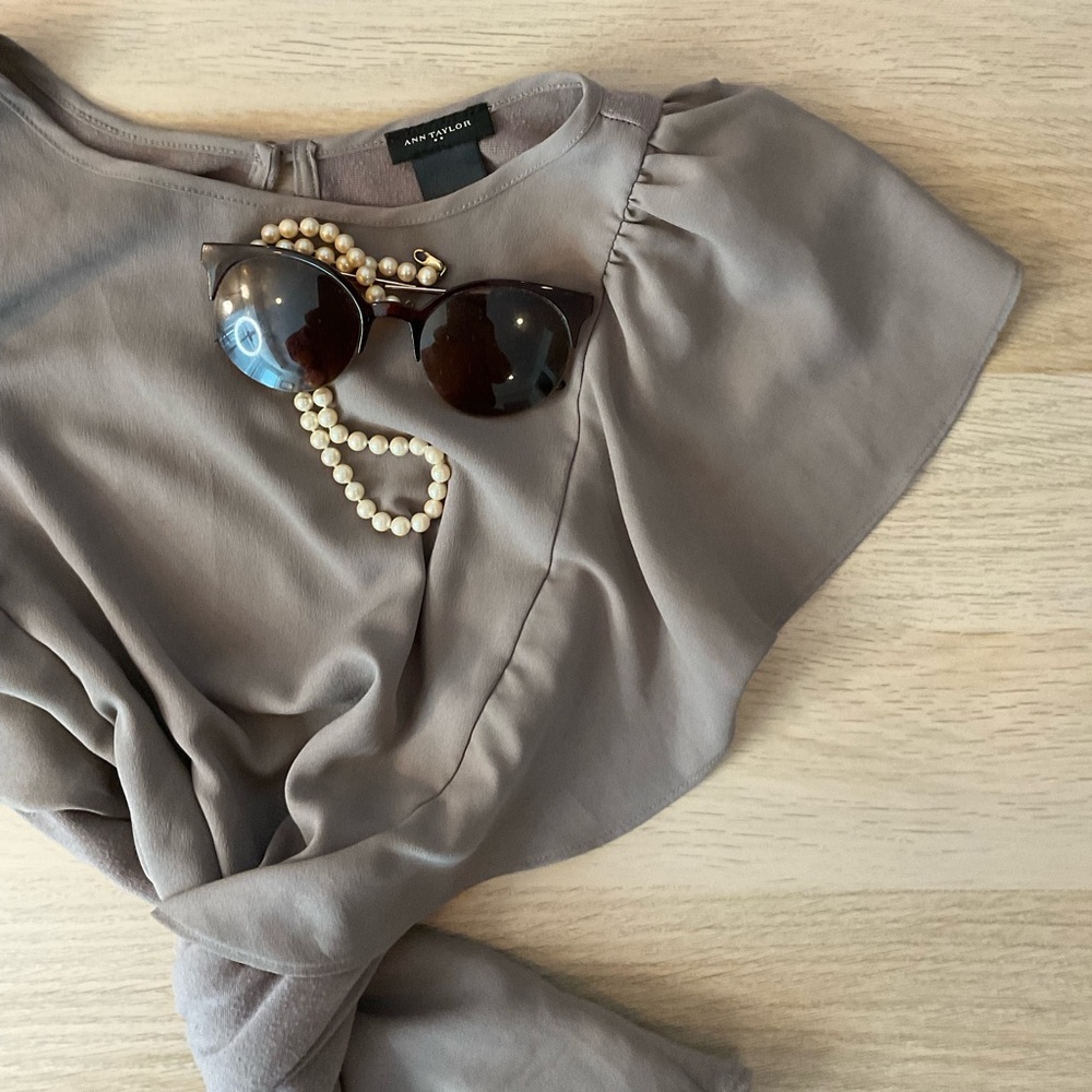 Ann Taylor Chiffon Blouse